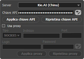 Opzioni server