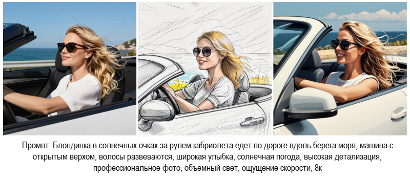 Варианты генерации изображения