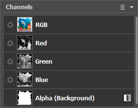 RGB Channel is Selected