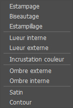 Effets de calque