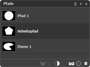 Pfade-Bedienfeld