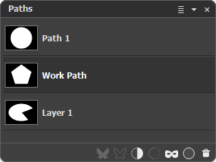 Paths Panel