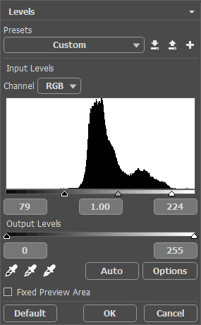 Levels Adjustment