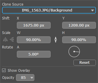 Clone Source Settings