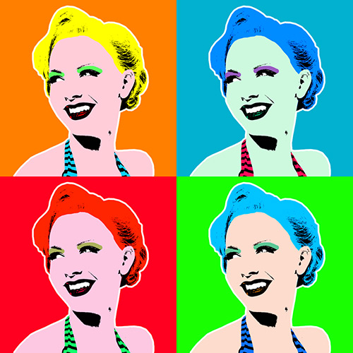 Portrait Pop Art